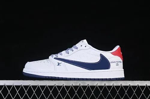 All categories Air Jordan Jordan series basketball shoes Air Jordan 1 Low High-end customized low-top sneakers Air Jordan 1 Low AJ1 Joe 1 joint limited high-end customized low-top retro basketball shoes LD2028-062